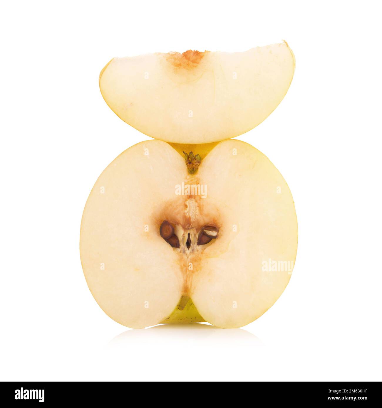 fruit de poire isolé sur fond blanc. Banque D'Images