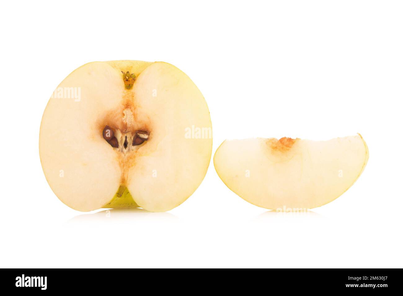 fruit de poire isolé sur fond blanc. Banque D'Images