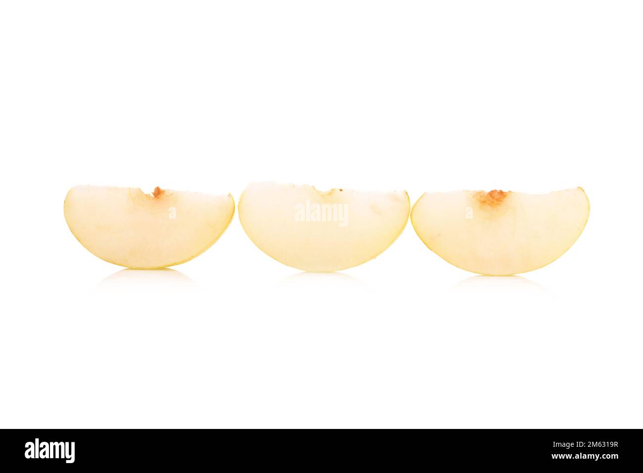 fruit de poire isolé sur fond blanc. Banque D'Images