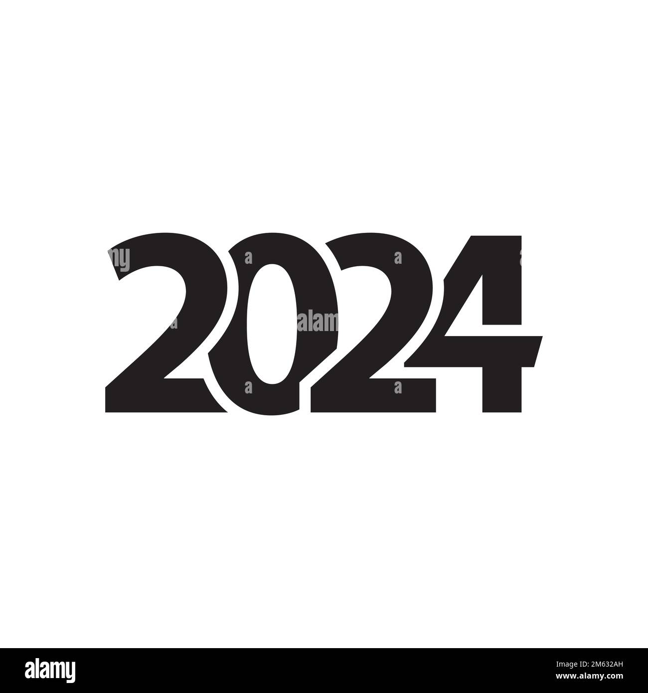 logo 2025 vecteur isolé sur fond blanc Image Vectorielle Stock Alamy