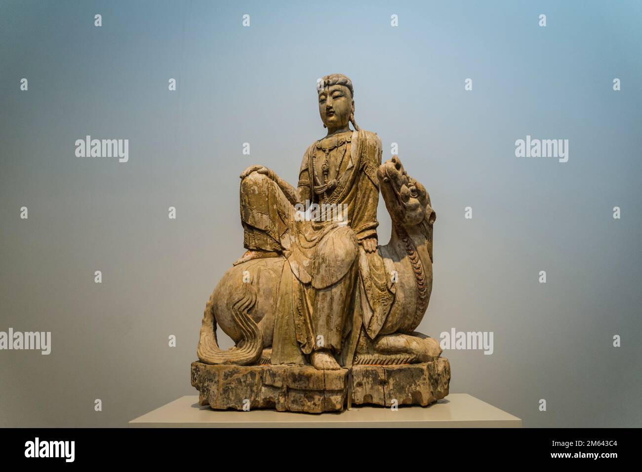 Bodhisattva, Ming Dynasty, 16th Century, Ancient Chinese Art Galeries, Metropolitan Museum of Art, New York City, Etats-Unis Banque D'Images