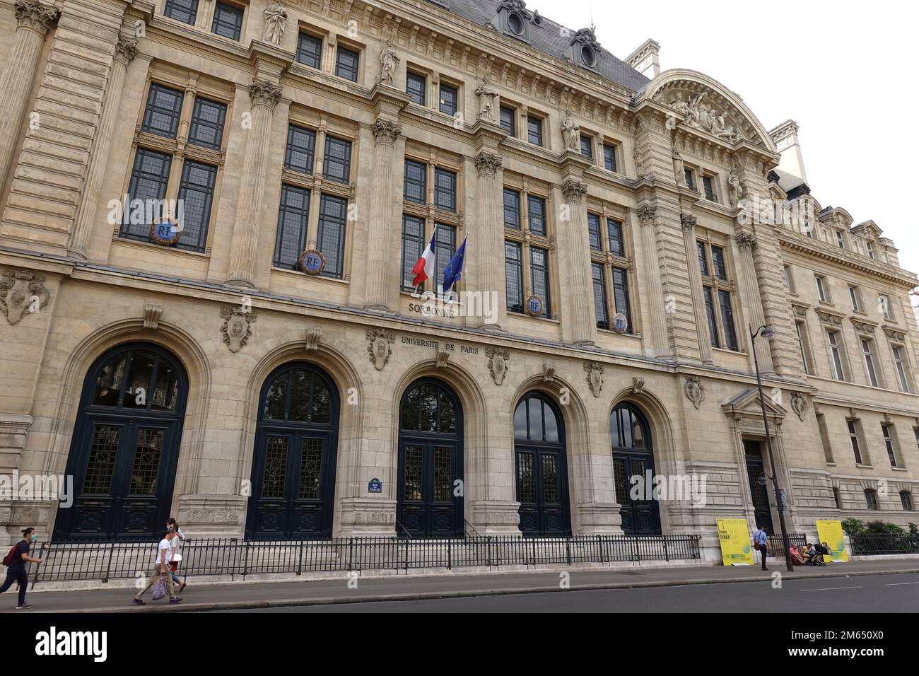 France, Paris, la Sorbonne est un bâtiment du quartier latin de Paris ...
