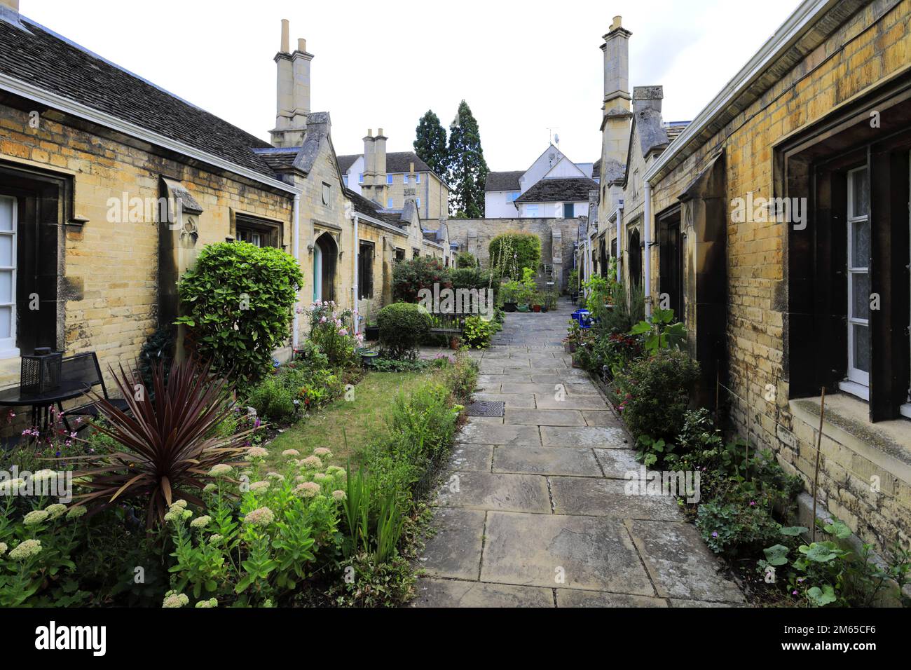 The Thomas Truesdale Hospital, Scotgate, Stamford Town, Lincolnshire County, Angleterre, Royaume-Uni Banque D'Images