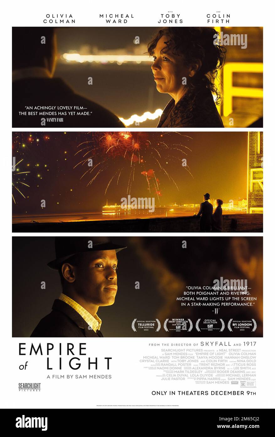 Poster de film Empire of Light Banque D'Images