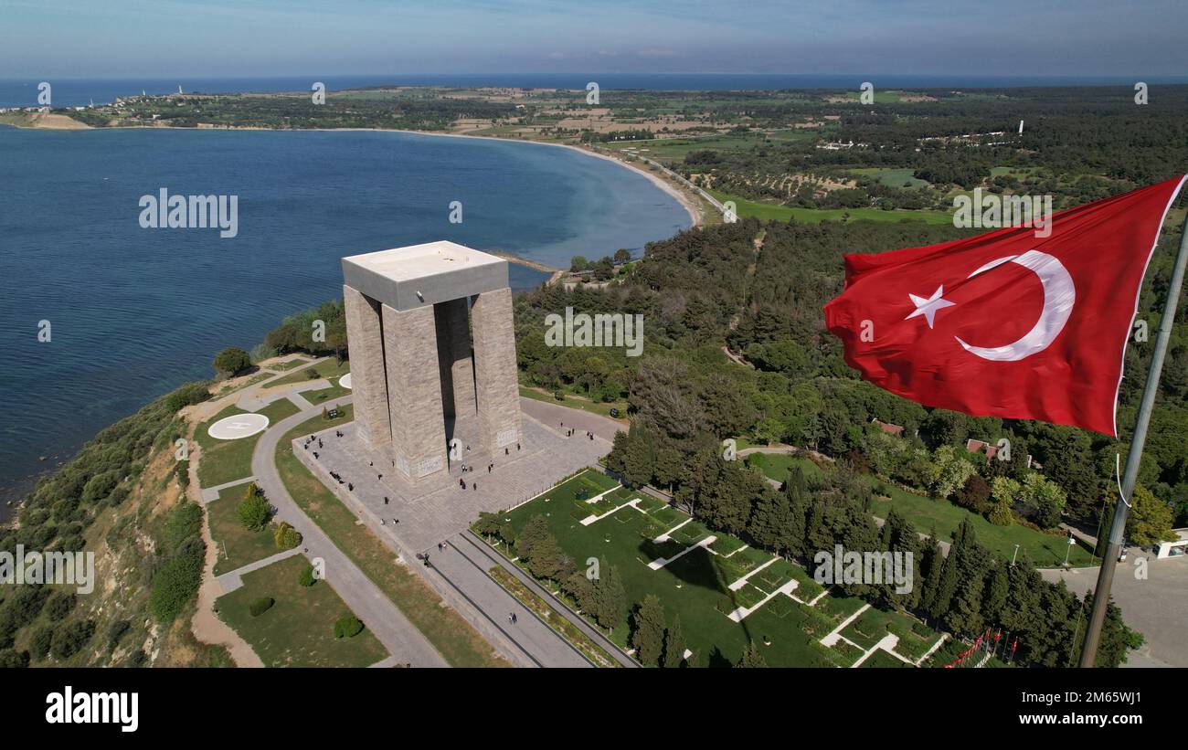 Monument des martyrs de Canakkale Banque D'Images