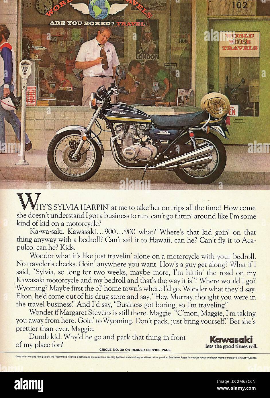 Publicité Originale Kawasaki KDX250R 90's – Décalcomanie Catalogue Japon