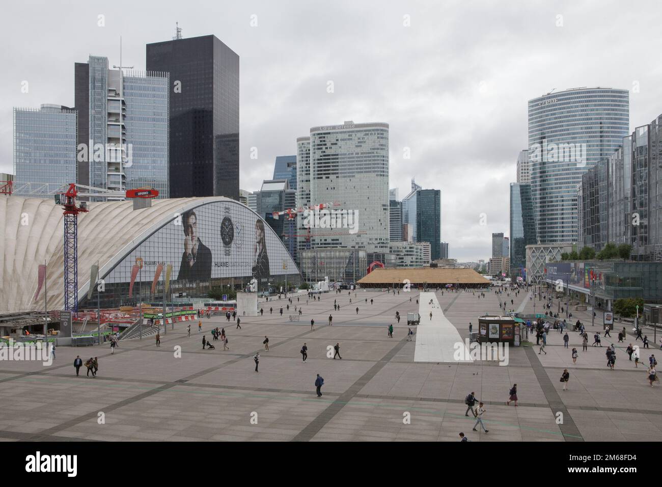 La Défense à Paris est le principal quartier des affaires Banque D'Images