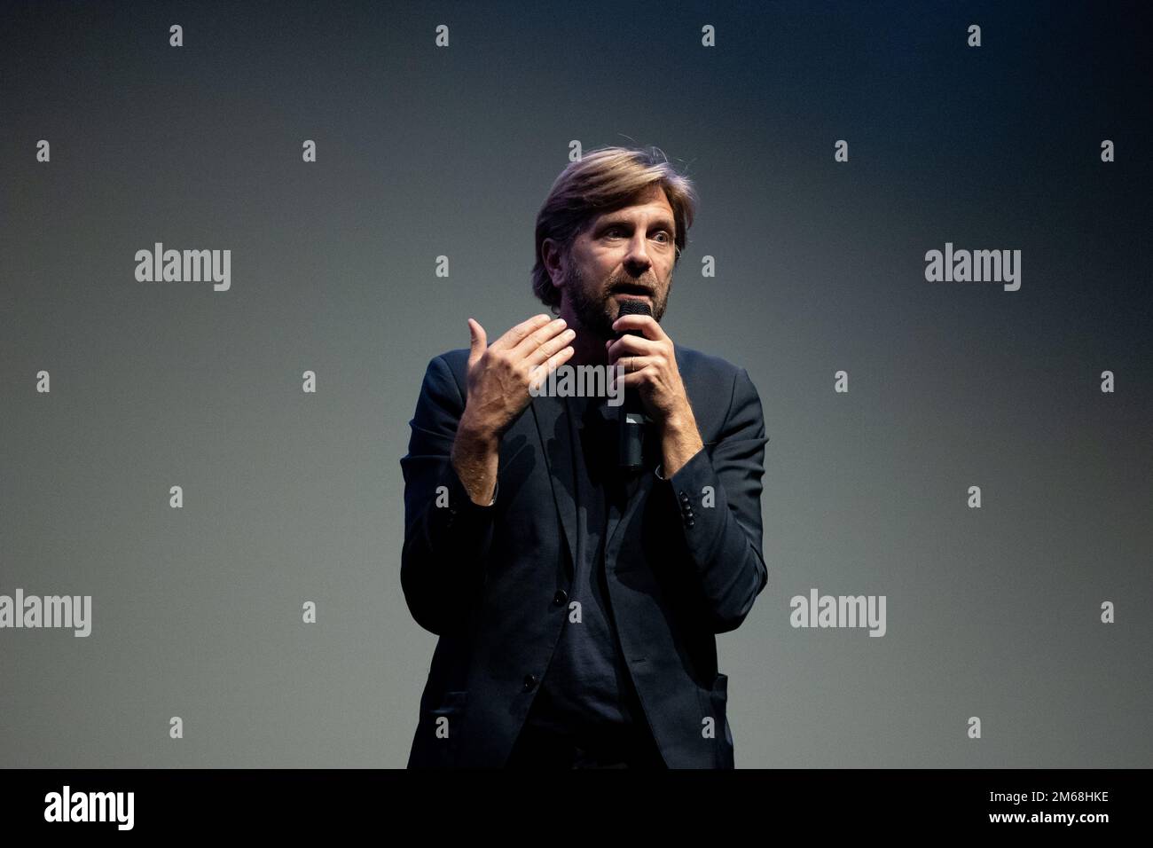 Copenhague, Danemark. 20th, septembre 2022. Le cinéaste suédois Ruben Östlund vu à Copenhague a parlé d'une projection de son film Triangle de tristesse, Palme d'Or. (Crédit photo: Gonzales photo - Dejan Obretkovic). Banque D'Images