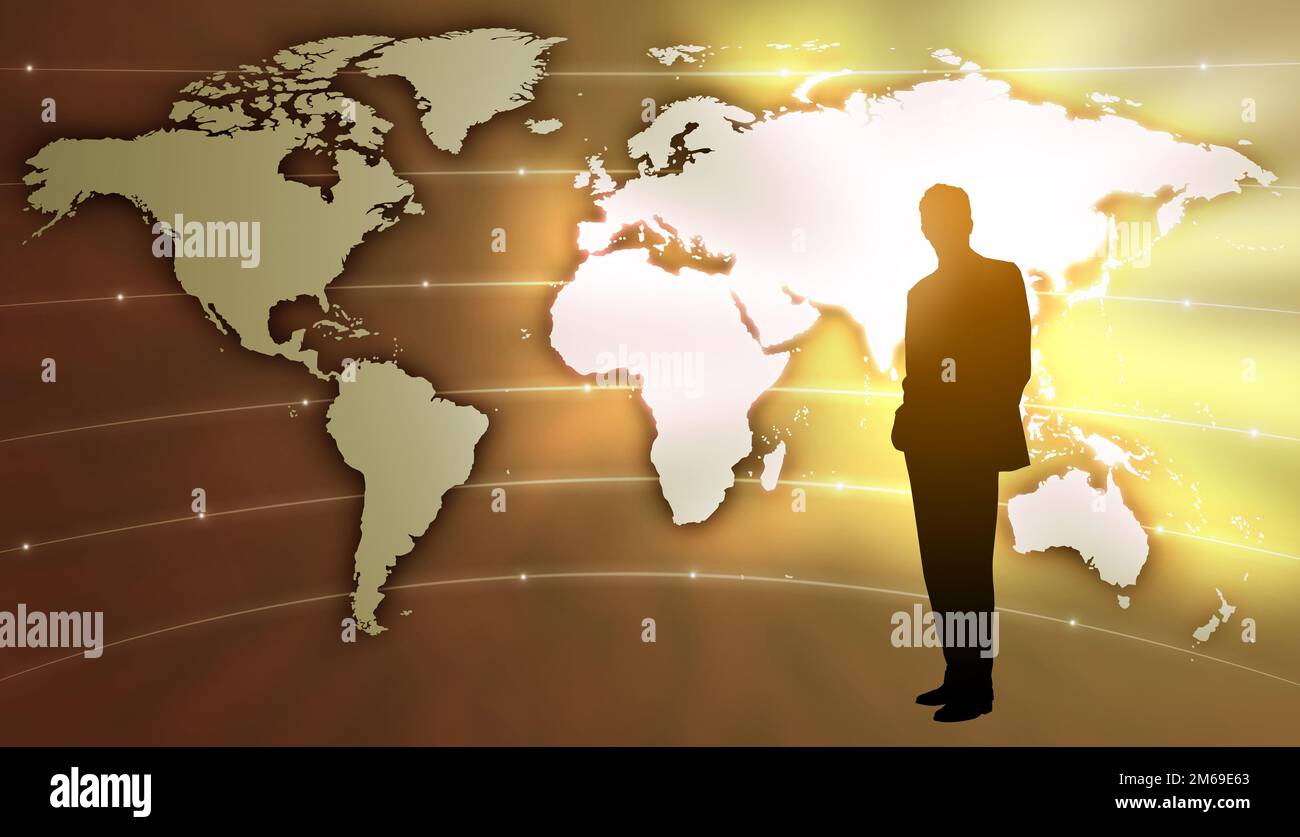 Monde des affaires Banque D'Images