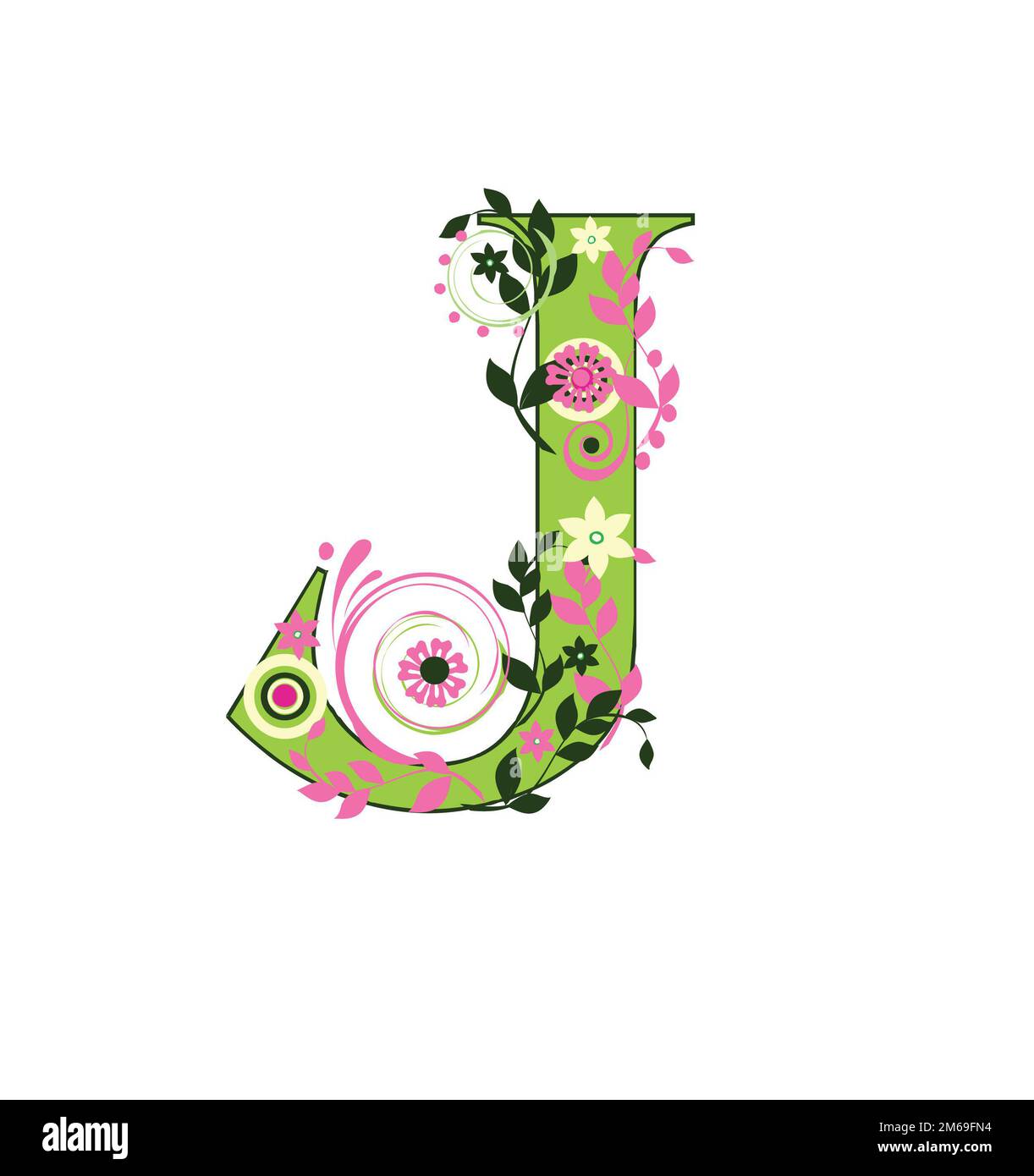 Lettre décorative Banque D'Images