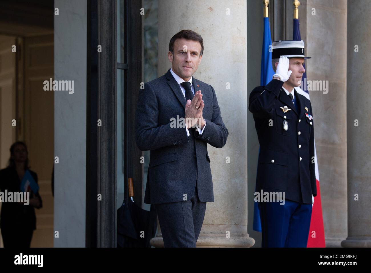 Emmanuel macron 3 janvier 2023 Banque de photographies et d’images à ...