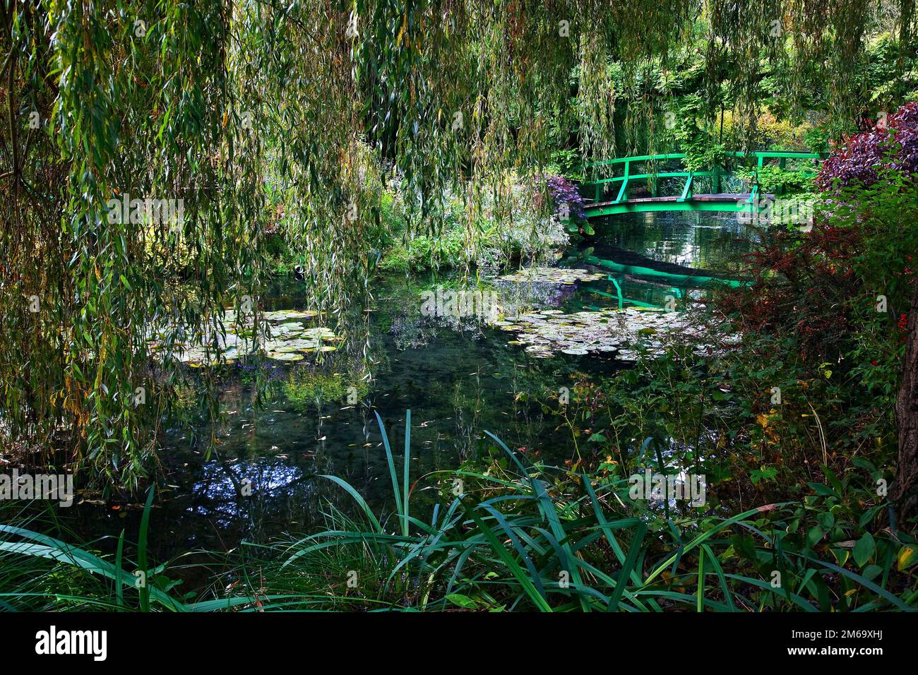 Le jardin de Monet, Giverny, la Normandie, France Banque D'Images