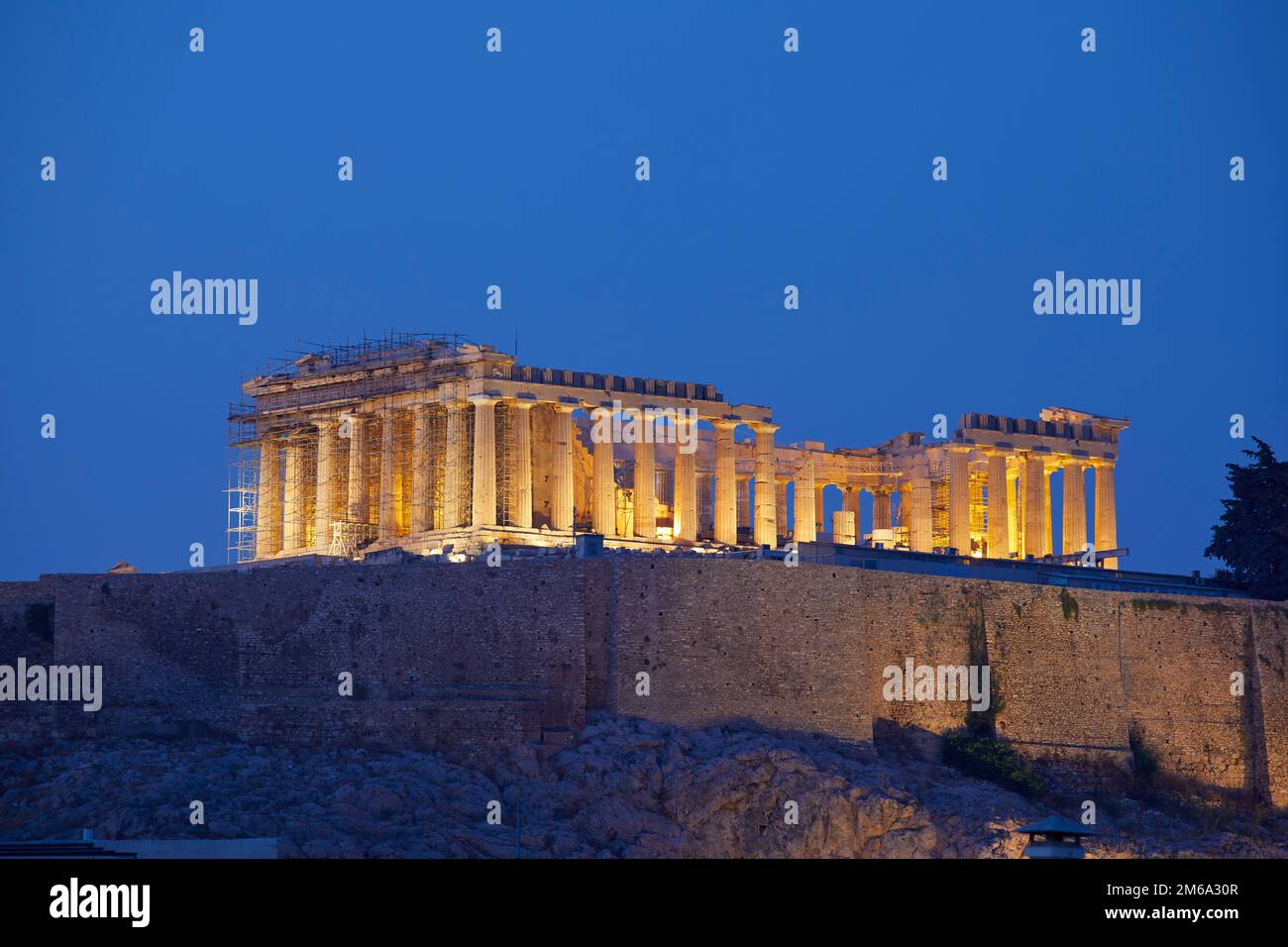 Le Parthénon et l'Acropole, Athènes, Grèce Banque D'Images