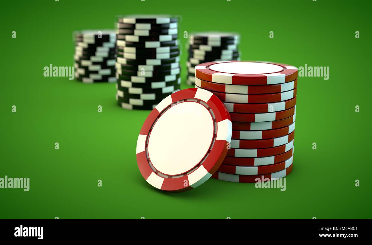 Jetons de poker Banque D'Images