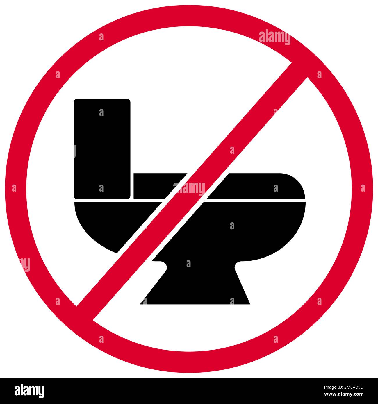 Toilettes non disponibles. Toilettes hors service. Toilettes interdites. Vecteur modifiable. Illustration de Vecteur