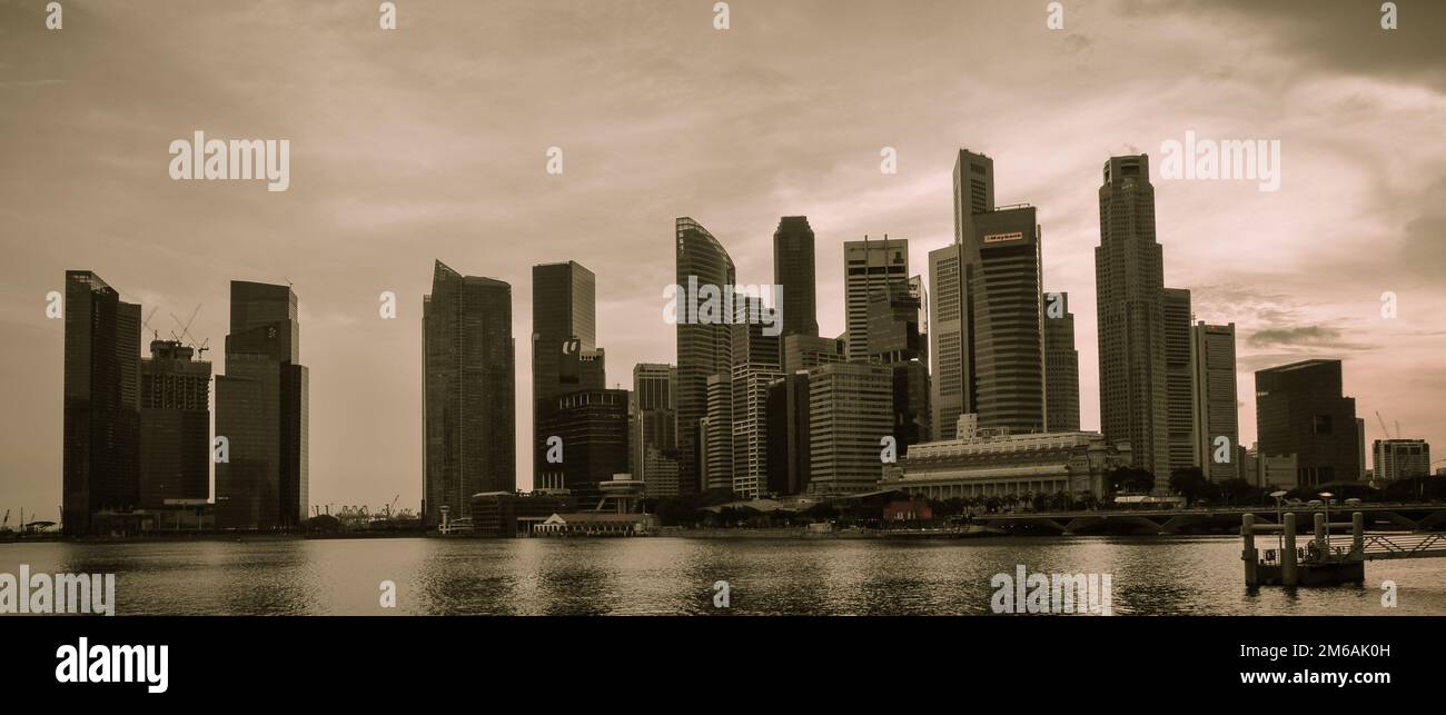 Singapour - 31 mars : le Marina Bay Sands Resort Hotel on Mar 31, Banque D'Images