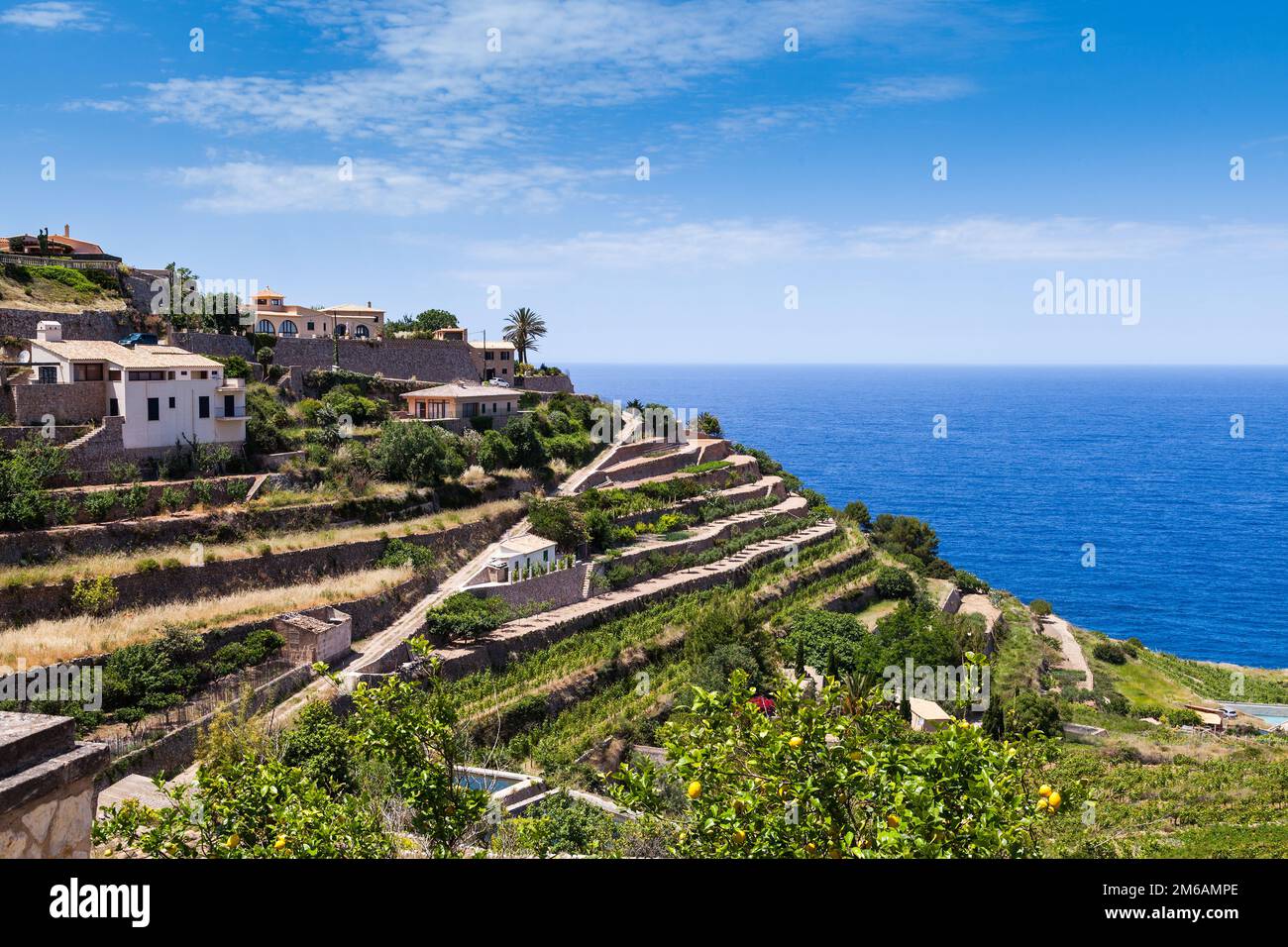 Chaîne de montagnes Tramuntana, Majorque Banque D'Images