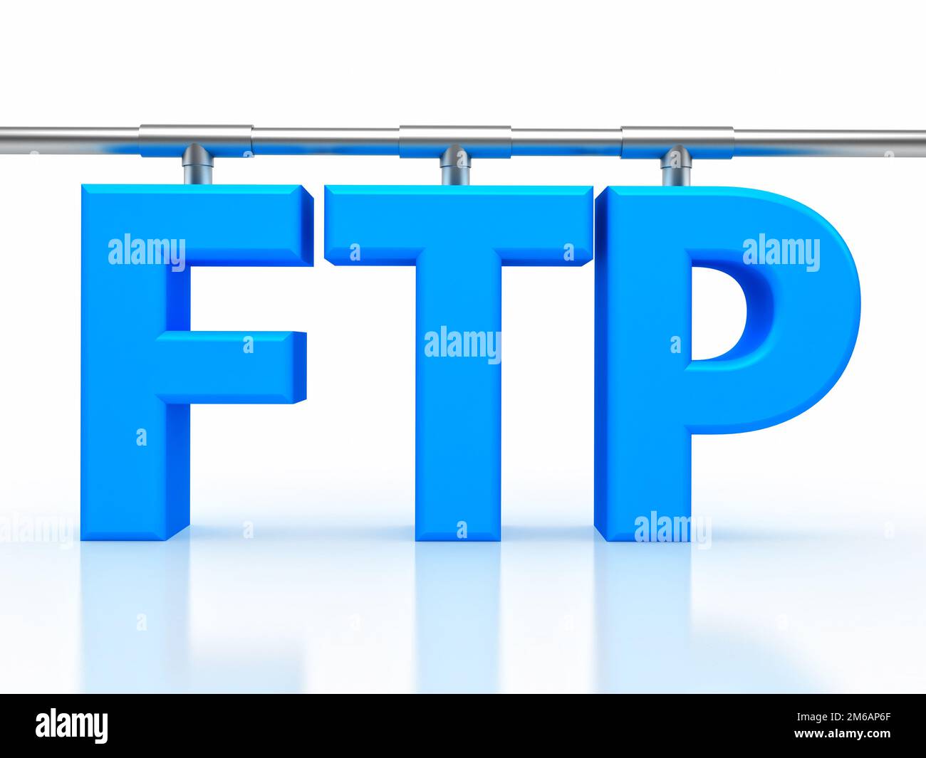 Illustration de FTP ( File Transfert Protocol ) Banque D'Images
