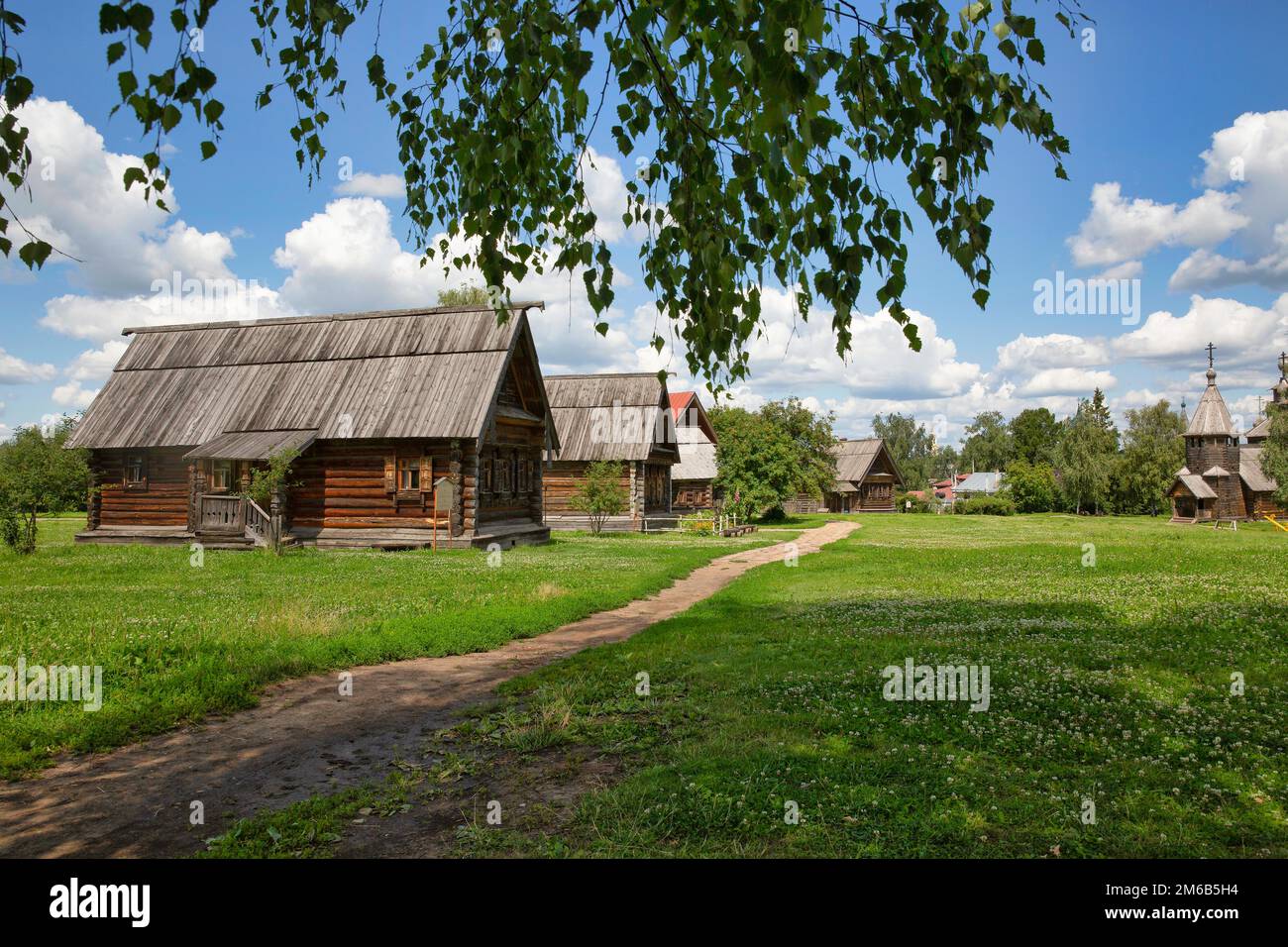 Musée de l'architecture en bois, Suzdal, Russie Banque D'Images