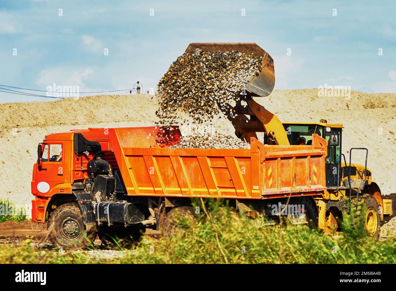 Travaux routiers Banque D'Images