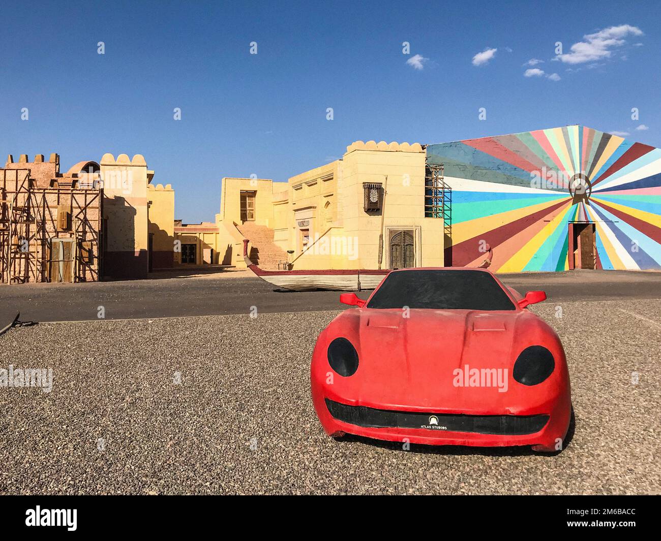 Le Maroc, Ouarzazate, Atlas Corporation Studios Banque D'Images