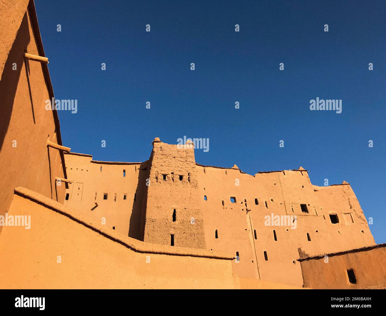 Maroc, Ouarzazate, Kasbah Taourit Banque D'Images