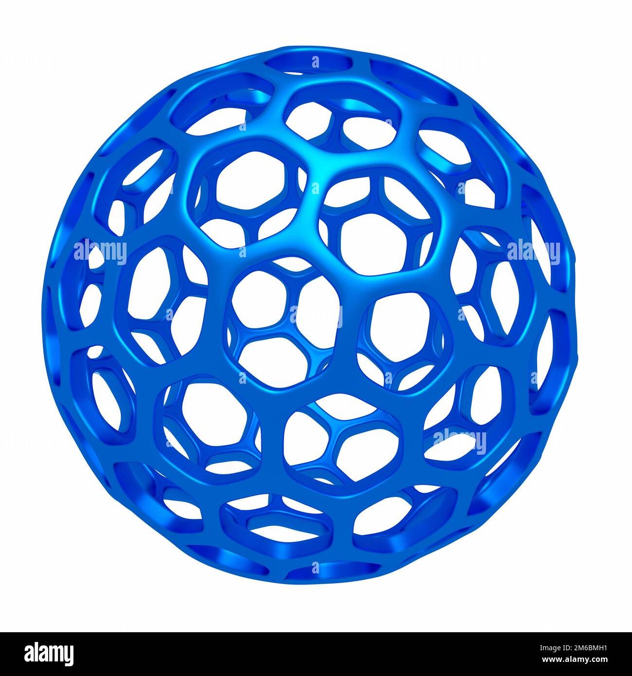 Résumé de l'information, de sphère polygonale 3d signe, élément de la géométrie Banque D'Images