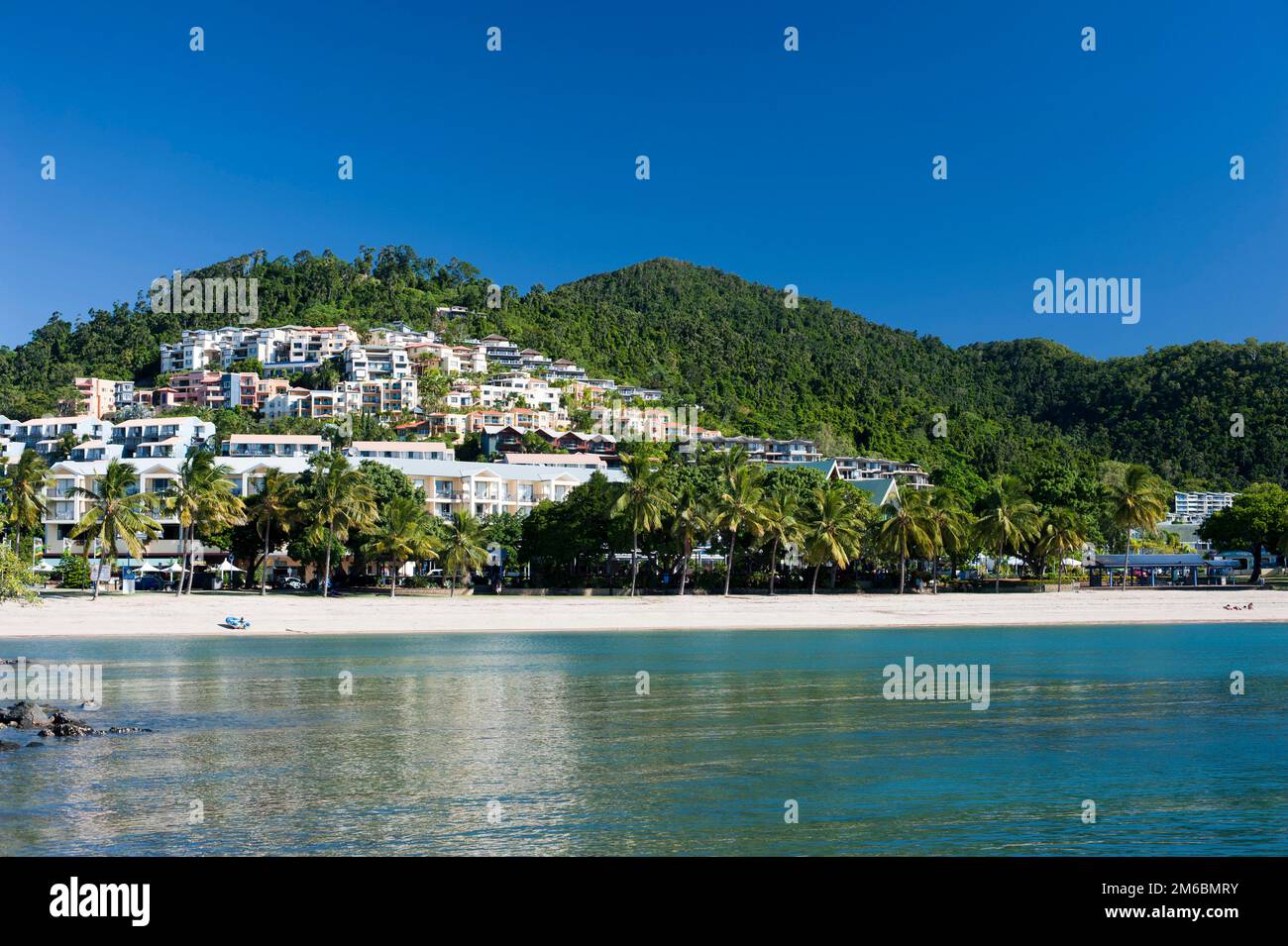 Vue panoramique sur Airlie Beach North Queensland Banque D'Images