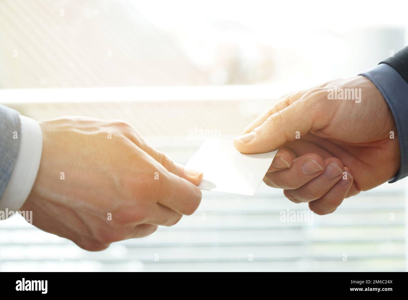 Carte de Visite d'échange d'affaires en fonction de soleil Banque D'Images