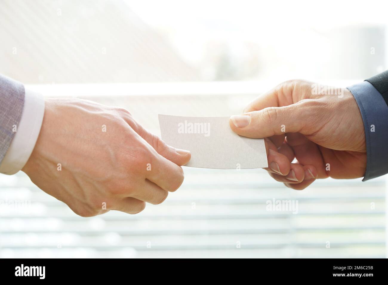 Carte de Visite d'échange d'affaires en fonction de soleil Banque D'Images