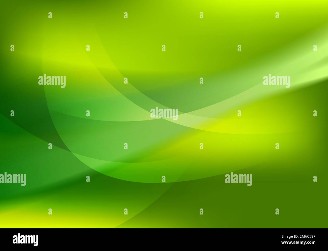 Arrière-plan abstrait en ondes souples vertes Banque D'Images