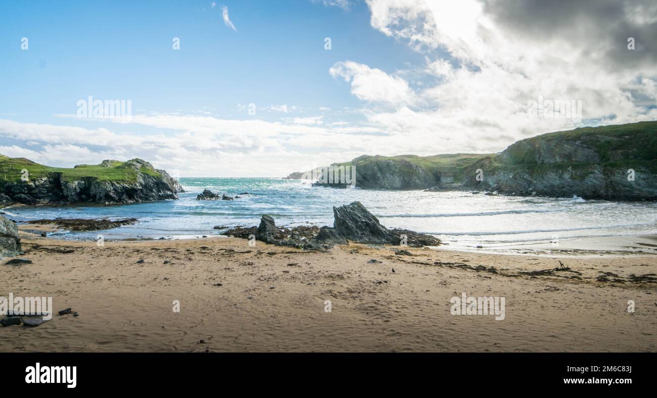 Dans le NORD DU PAYS DE GALLES PORTH DAFARCH Banque D'Images