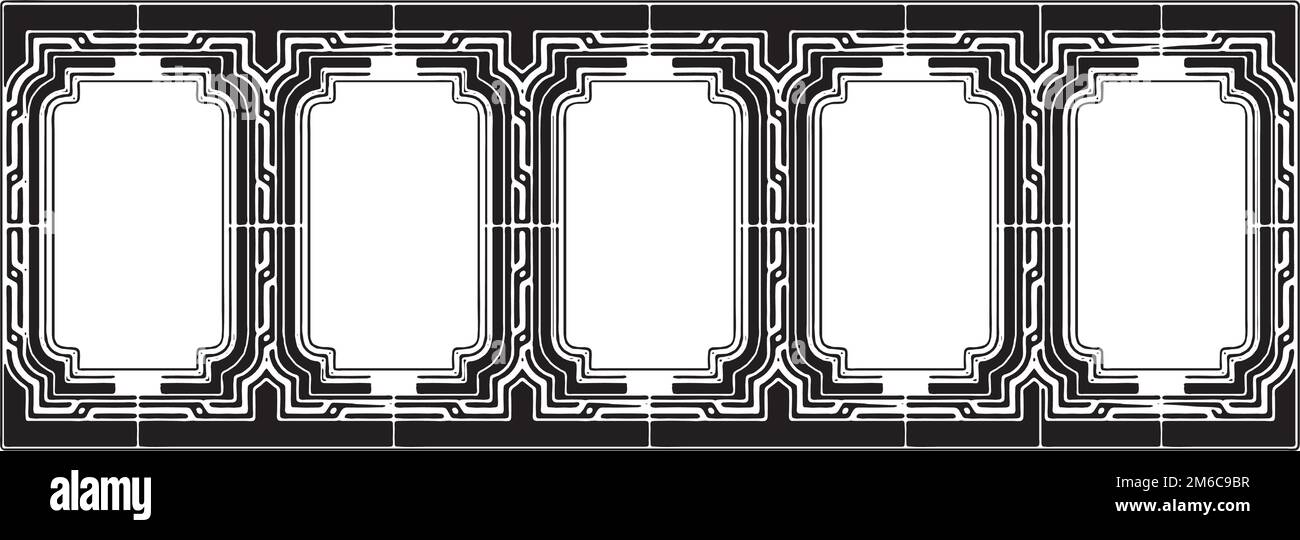 Cadre décoratif vectoriel Illustration de Vecteur