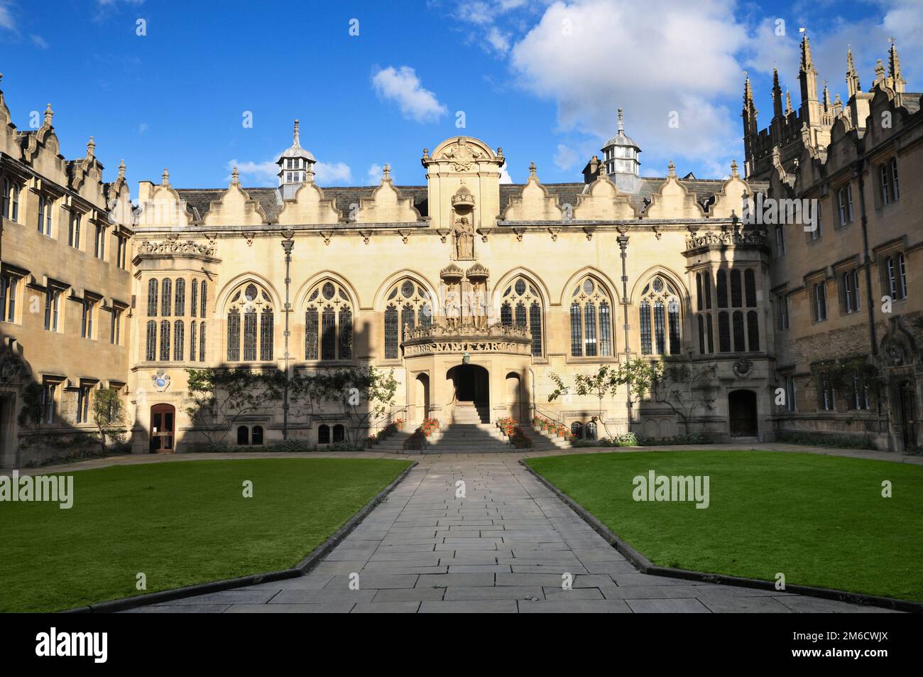 East Range front quad de Oriel College, Université d'Oxford, Oxfordshire, Angleterre, Royaume-Uni Banque D'Images East Range front quad de Oriel College, Université d'Oxford, Oxfordshire, Angleterre, Royaume-Uni Banque D'Images