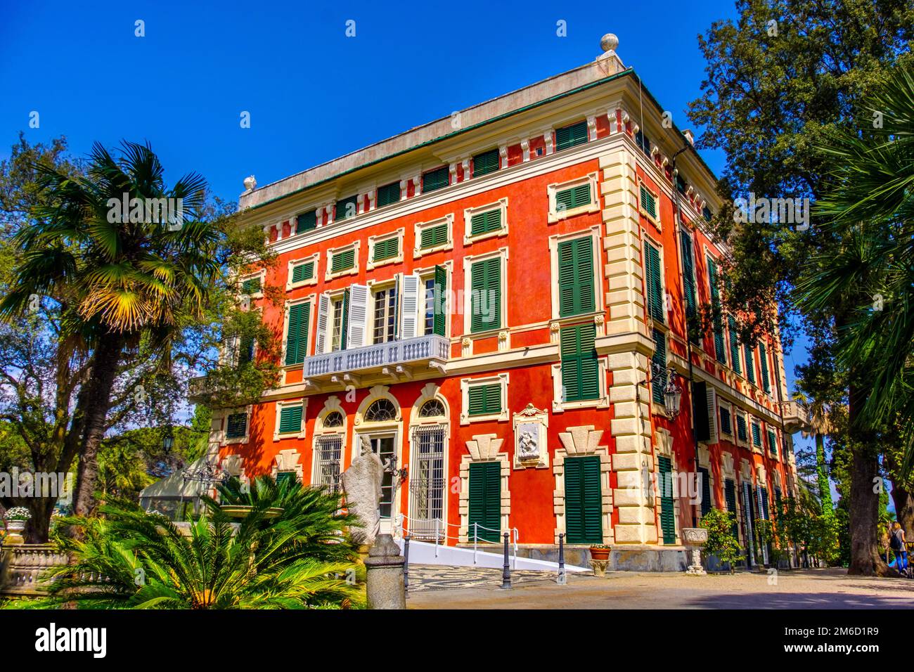 Villa romantique Durazzo - Gênes - Ligurie région - Italie Banque D'Images