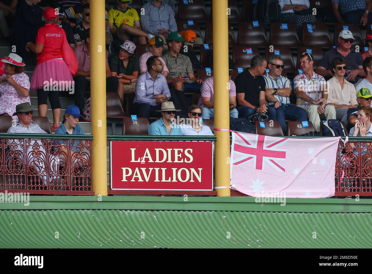 Sydney, Australie. 4th janvier 2023 ; Sydney Cricket Ground, Sydney, Nouvelle-Galles du Sud, Australie : international Cricket, Troisième test, l'Australie contre la Journée de l'Afrique du Sud 1; Ladies Pavilion à la SCG Credit: Action plus Sports Images/Alamy Live News Banque D'Images