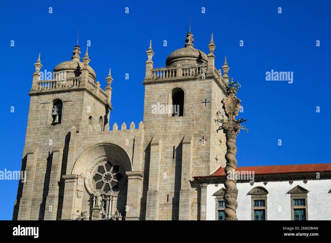 La Cathédrale de Porto (Cathédrale de l'Assomption de notre Dame) ou Sé do Porto, Porto, Portugal Banque D'Images