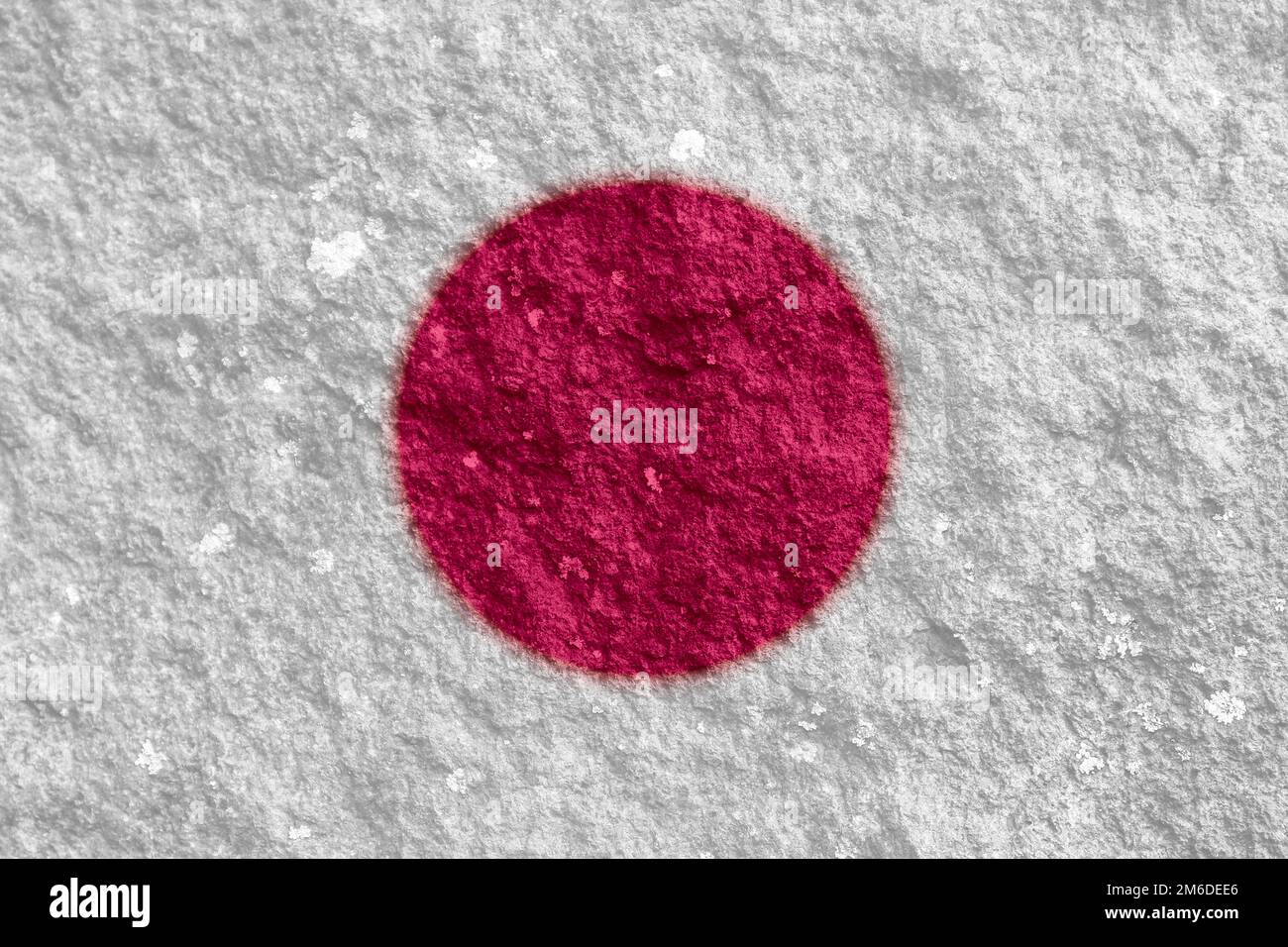 la texture du drapeau japonais est un arrière-plan Banque D'Images