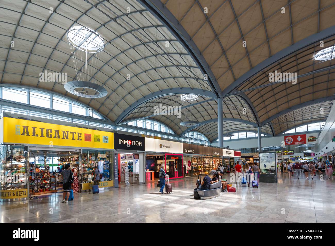 Aéroport d'Alicante Aeropuerto terminal Banque D'Images