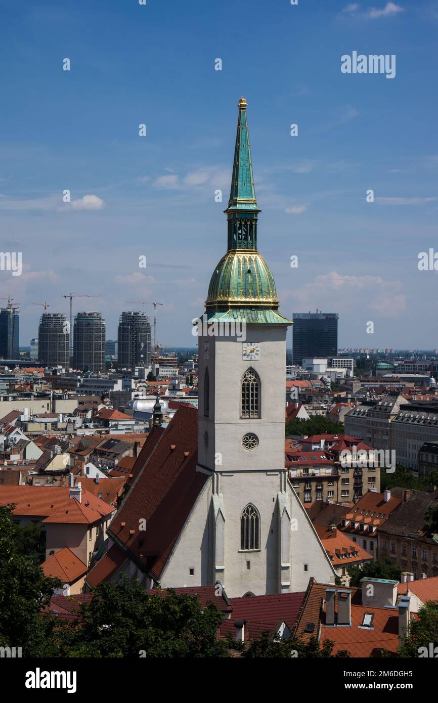 Cathédrale Saint-Martin de Bratislava Banque D'Images