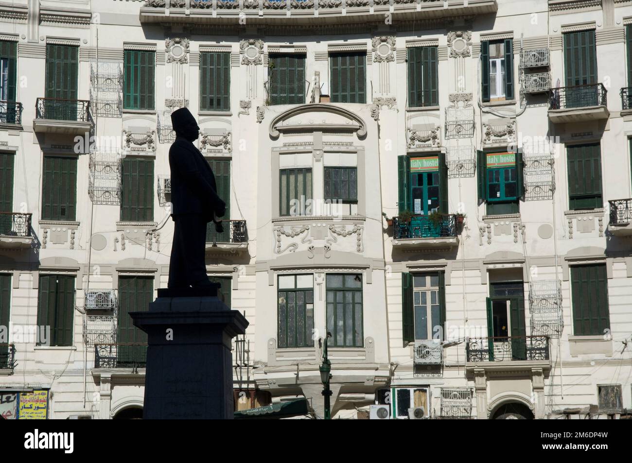 Talaat Harb, centre-ville du Caire, Égypte. Banque D'Images