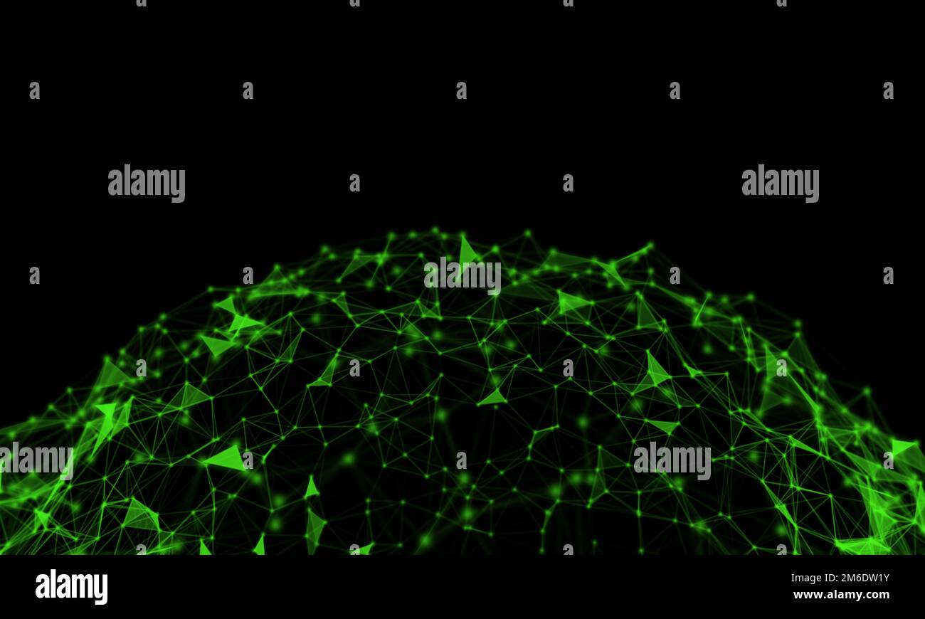 Résumé plexus sphère contexte.technologie d'entreprise numérique.concept de présentation de réseau mondial. Banque D'Images