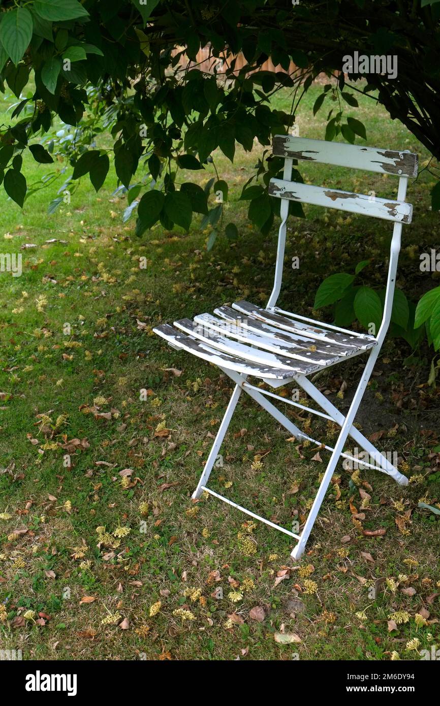 Chaise de jardin Banque D'Images