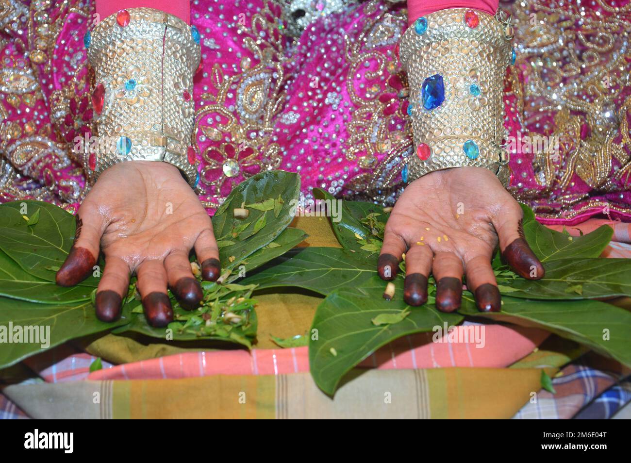 Mariée de mariage traditionnelle Bugisnèse indonésienne Banque D'Images