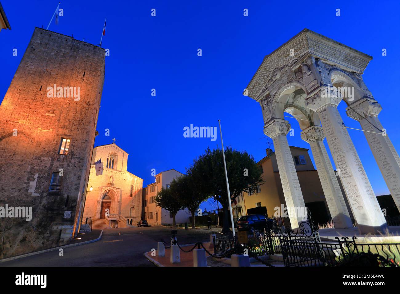 Grasse, monument de la mort, Parc naturel des Préalpes d'Azur, Alpes Maritimes, 06, PACA Banque D'Images