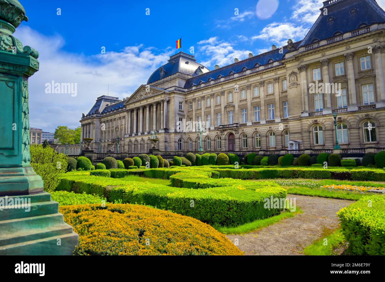 Le Palais Royal de Bruxelles Banque D'Images