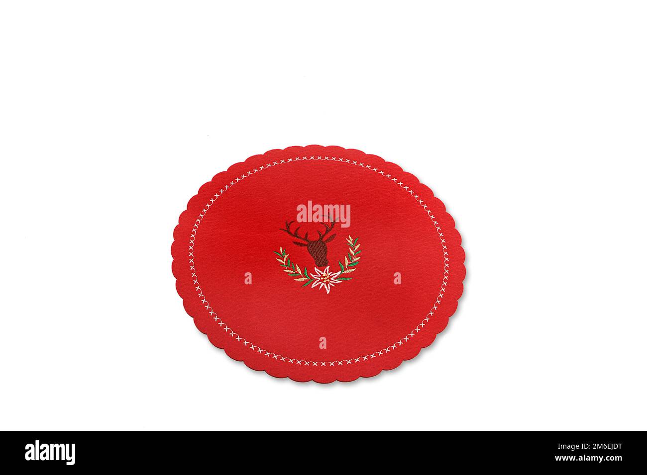 Dessous de carafes en tissu de montagne pour la bière et le vin Banque D'Images