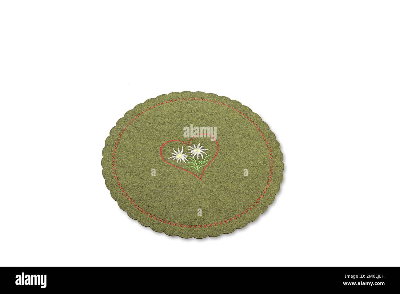 Dessous de carafes en tissu de montagne pour la bière et le vin Banque D'Images