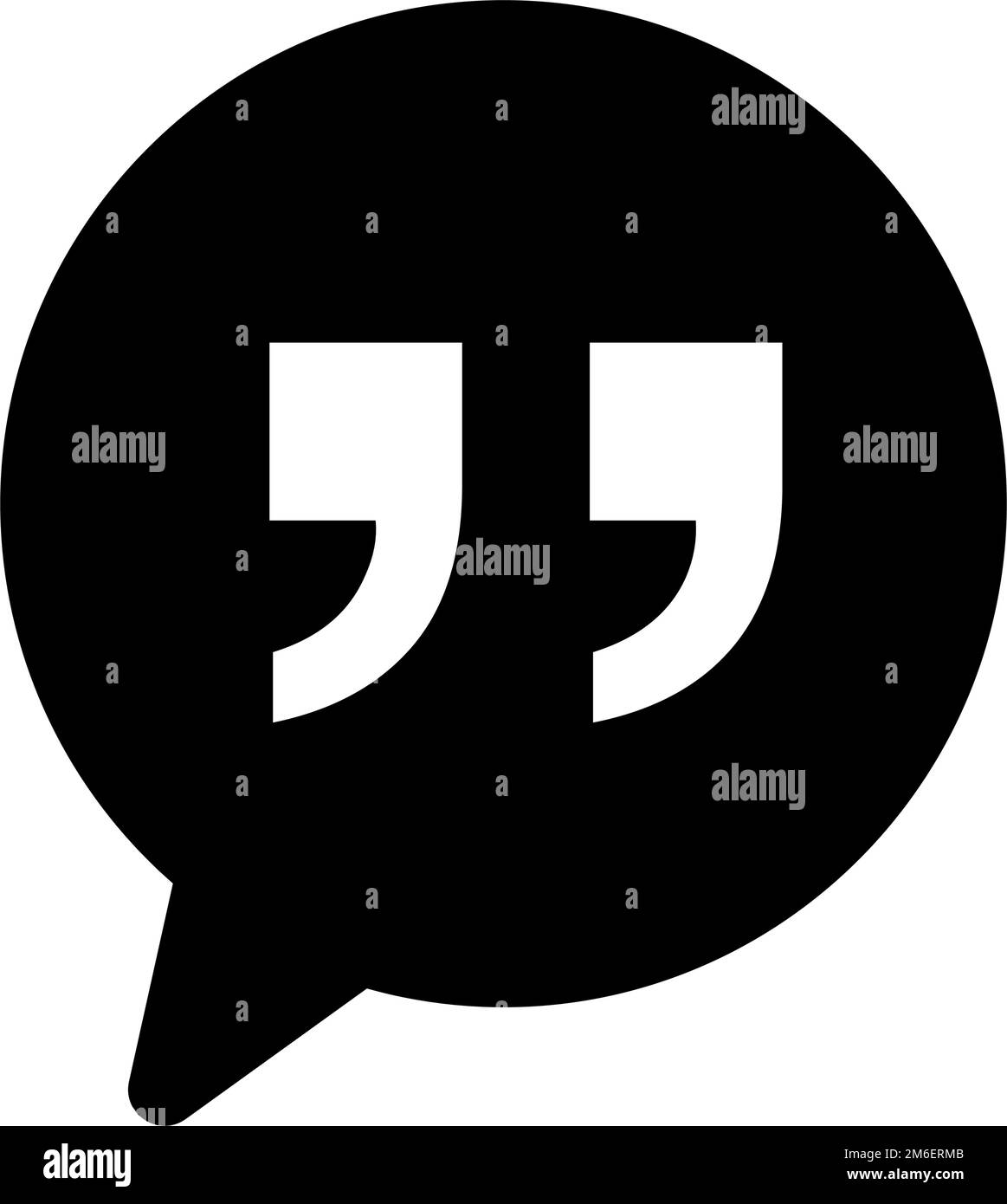 Icône de silhouette de bulle d'offre. Mention. Vecteur modifiable. Illustration de Vecteur