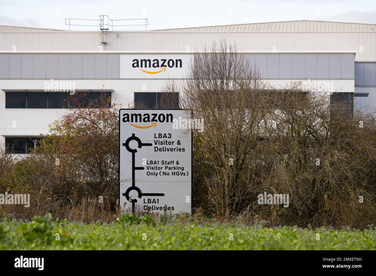 Entrepôt Amazon Balby Carr Bank, Doncaster, Yorkshire du Sud, Angleterre, Royaume-Uni Banque D'Images